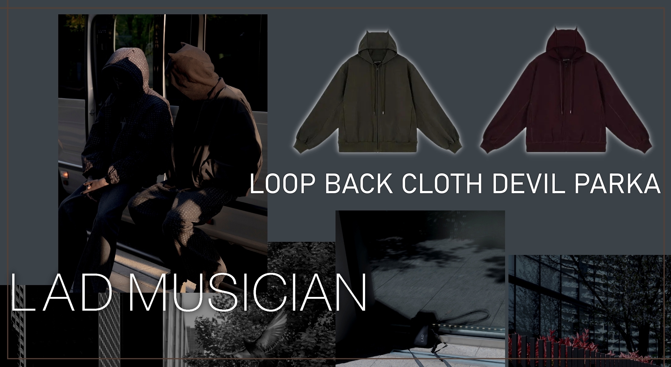 LAD MUSICIAN(ラッドミュージシャン)LOOP BACK CLOTH DEVIL PARKA(通常時)